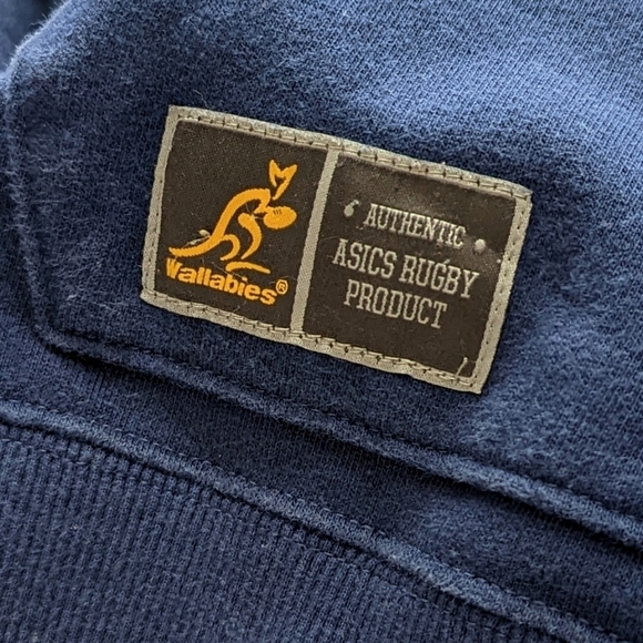 Asics Wallabies Australia Rugby Union XV Hoodie Size XL - Picture 4 of 10